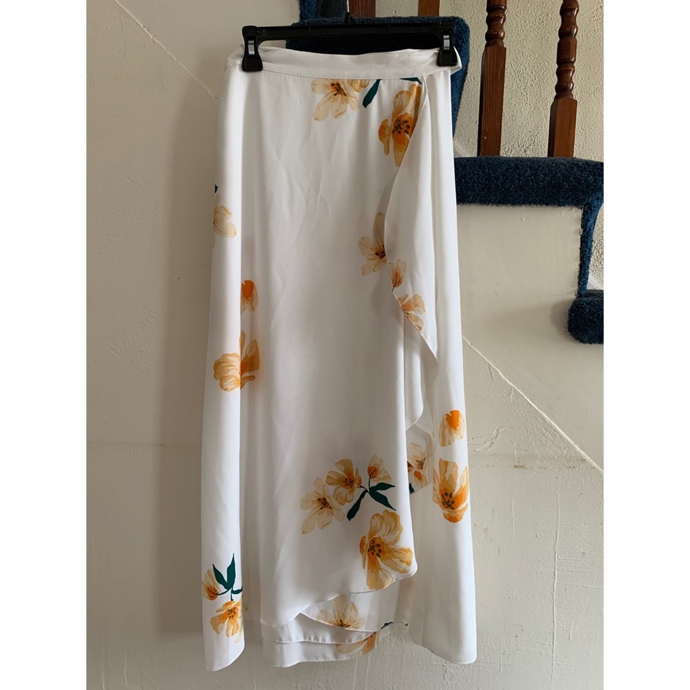 SOLD Floral Wrap Skirt